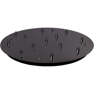 Kuzco CNP13AC-BC 13 Head Canopy SSL/SVT Wire BK-CHROME