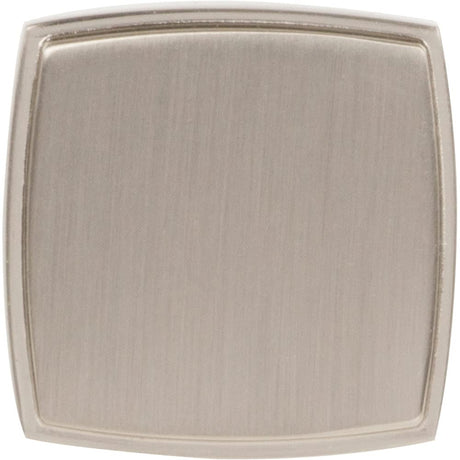 Jeffrey Alexander 141SN 1-1/4" Overall Length Satin Nickel Square Renzo Cabinet Knob