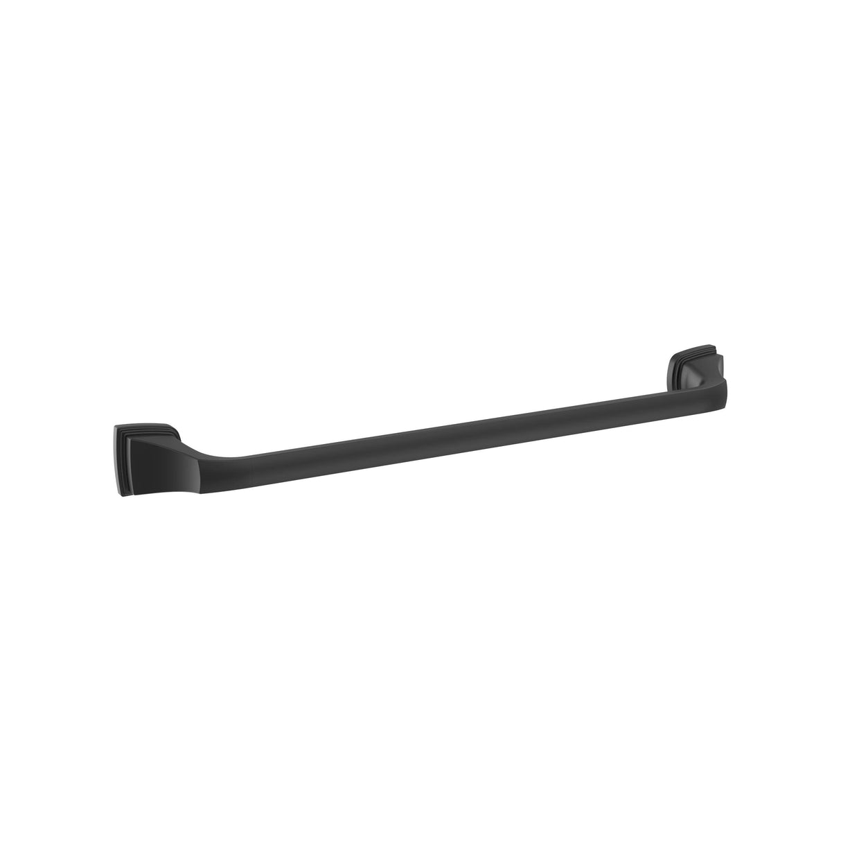 Amerock BH36033MB Matte Black Towel Bar 18 in (457 mm) Towel Rack Revitalize Bathroom Towel Holder Bathroom Hardware Bath Accessories