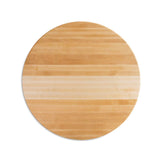 John Boos R18 Large Maple Wood Cutting Board for Kitchen Prep 18 Inches Diameter, 1.5 Thick Reversible End Grain Round Charcuterie Block 18DIAX1.5 MPL-EDGE GR-REV-BRANDED