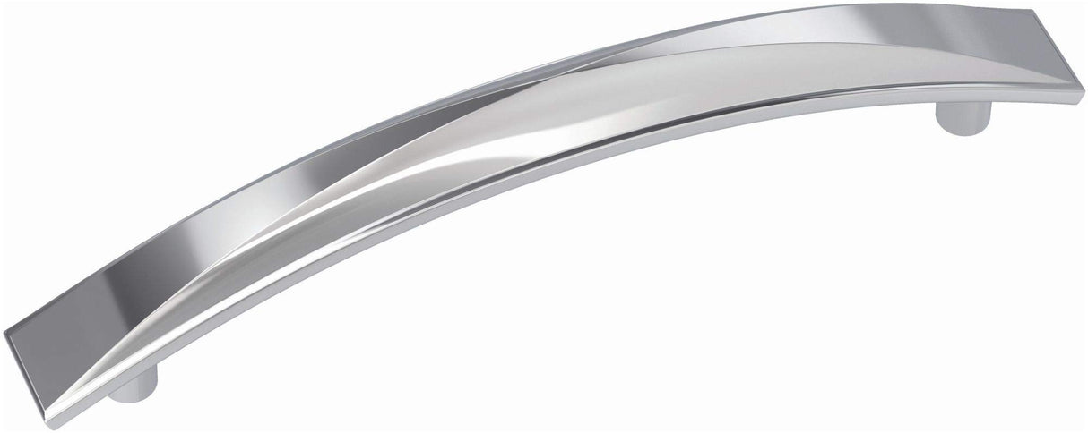 Amerock Cabinet Pull Polished Chrome 5-1/16 inch (128 mm) Center-to-Center Extensity 1 Pack Drawer Pull Drawer Handle Cabinet Hardware