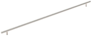 Amerock Cabinet Pull Sterling Nickel 25-3/16 inch (640 mm) Center to Center Bar Pulls 1 Pack Drawer Pull Drawer Handle Cabinet Hardware