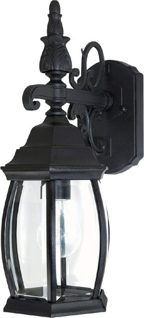 Capital Lighting 9865BK French Country 3 Light Outdoor Post Lantern Black