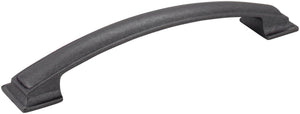 Jeffrey Alexander 435-160DACM 160 mm Center-to-Center Gun Metal Square Annadale Cabinet Pull