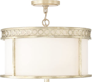 Capital Lighting 243141WG Isabella 4 Light Semi-Flush Winter Gold