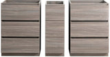 Fresca FCB93-241224MGO-D Fresca Lazzaro 60" Gray Wood Free Standing Double Sink Modern Bathroom Cabinet