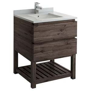 Fresca FCB3130ACA-FS-CWH-U Cabinet with Top and Sink