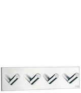 Smedbo Beslagsboden Design Quadruple Hook Self-adhesive