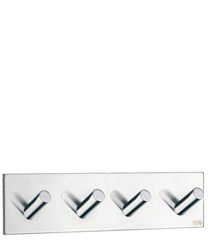 Smedbo Beslagsboden Design Quadruple Hook Self-adhesive