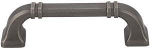 Jeffrey Alexander 165-96BNBDL 96 mm Center-to-Center Brushed Pewter Ella Cabinet Pull