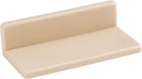 Hardware Resources 1996 2-1/8" x 1" x 1/2" Beige Plastic Cover For Drawer Bracket (9453007)