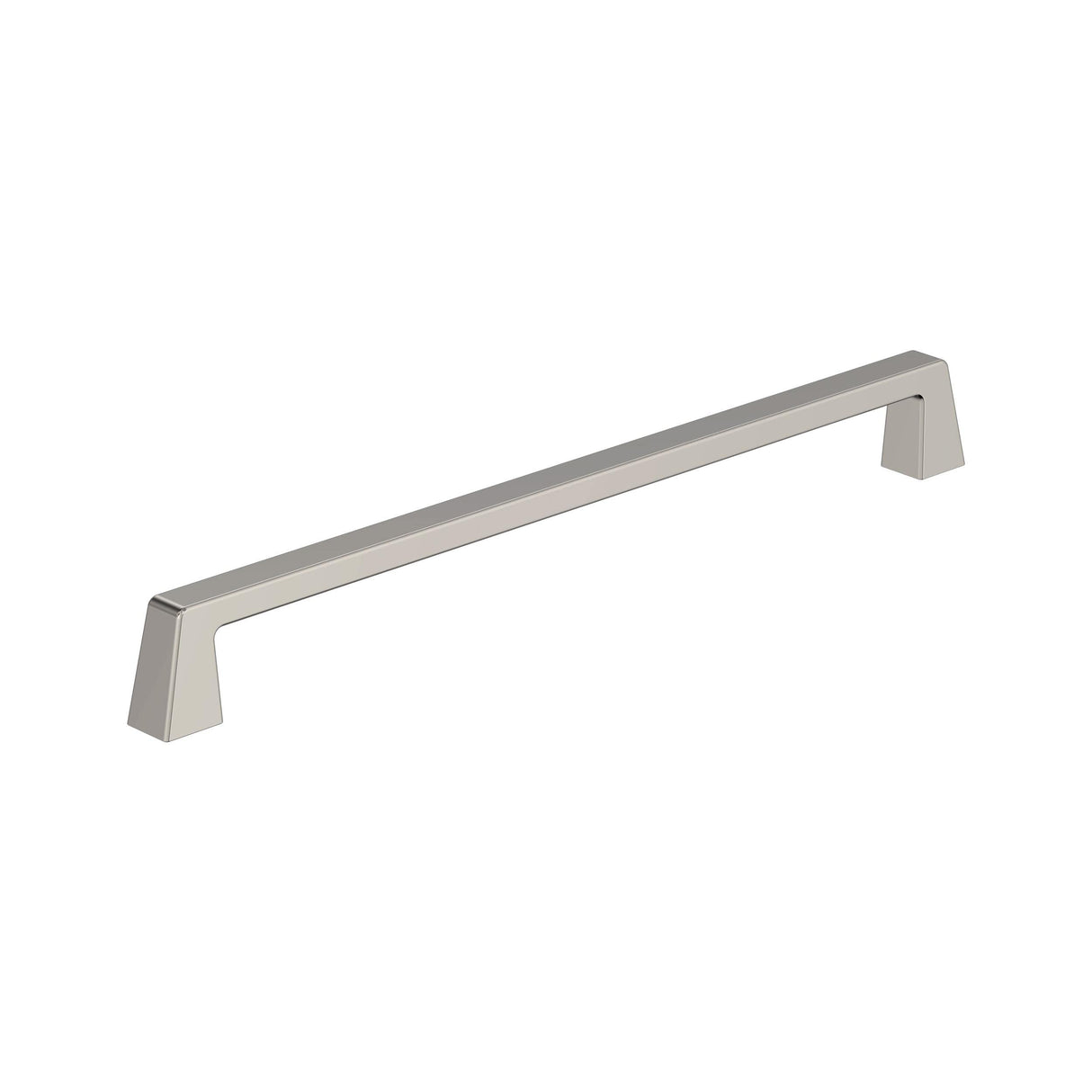 Amerock BP55283PN Polished Nickel Cabinet Pull 10-1/16 in (256 mm) Center-to-Center Cabinet Handle Blackrock Drawer Pull Kitchen Cabinet Handle Furniture Hardware