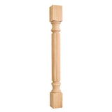 Hardware Resources P2-42CH 3-1/2" W x 3-1/2" D x 42" H Cherry Reed Post