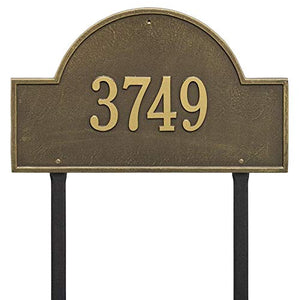 Whitehall 1101AB - Arch Marker - Estate Lawn - One Line
