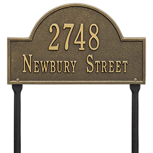 Whitehall 1106AB - Arch Marker - Standard Lawn - Two Line