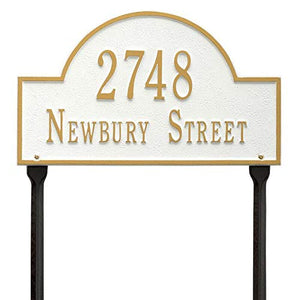Whitehall 1106WG - Arch Marker - Standard Lawn - Two Line