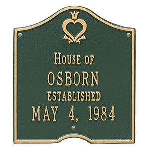 Whitehall 2204GG - Pennsylvania Dutch Anniversary Plaque - Standard Wall - Two Line