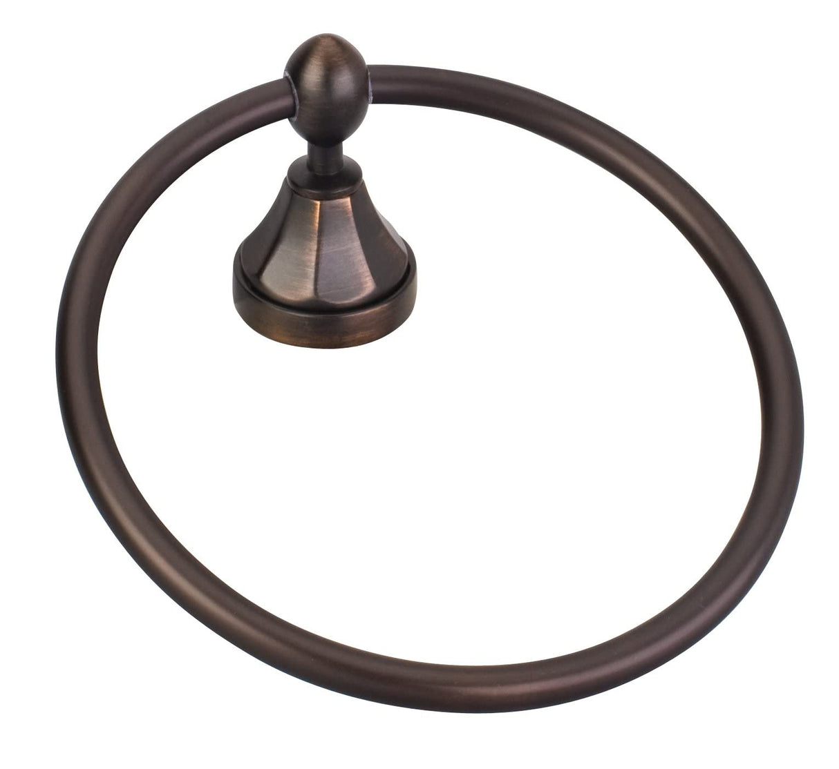 Elements BHE3-06SN-R Newbury Satin Nickel Towel Ring - Retail Packaged