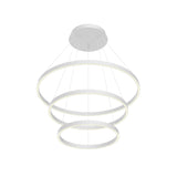 Kuzco CH87332-BK CERCHIO 3 LAYER 32" CHANDELIER BK TEXTURED DOWN ONLY 930 TRIAC 120 154W