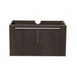 Fresca FCB8090GO Fresca Vista 36" Black Modern Bathroom Cabinet