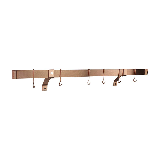 Enclume WB4/RB48 SCP SET 48" Rolled End Bar w/ 4" Wall Brackets & 12 Hooks SCP