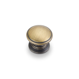 Jeffrey Alexander 3980-ABSB 1-1/4" Diameter Antique Brushed Satin Brass Durham Cabinet Knob