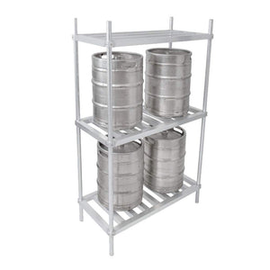 John Boos ALKR-2080 80"W x 20"D 76"H with Three Shelves