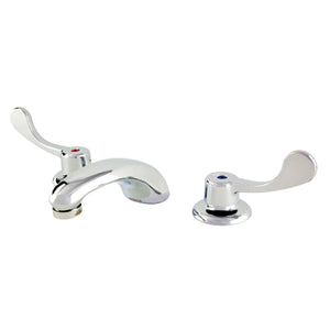 Gerber GC044154 Chrome Commercial Two Handle Widespread Lavatory Faucet W/ Wrist BL...