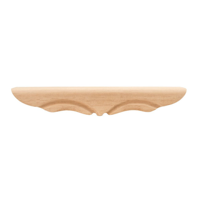 Hardware Resources PFM1-MP 11-3/8" W x 1-3/4" D x 1-11/16" H Maple Middle Rounded Pedestal Foot