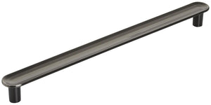 Amerock Cabinet Pull Gunmetal 7-9/16 inch (192 mm) Center to Center Concentric 1 Pack Drawer Pull Drawer Handle Cabinet Hardware