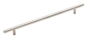 Amerock Cabinet Pull Sterling Nickel 10-1/16 inch (256 mm) Center to Center Bar Pulls 1 Pack Drawer Pull Drawer Handle Cabinet Hardware