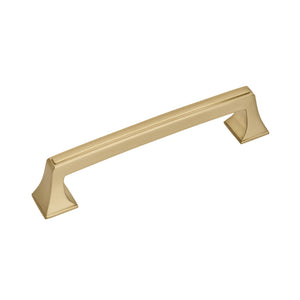 Amerock Cabinet Pull Champagne Bronze 5-1/16 inch (128 mm) Center to Center Mulholland 1 Pack Drawer Pull Drawer Handle Cabinet Hardware, Champagne Bronze