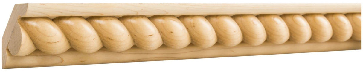 Hardware Resources MC5OK 1-1/16" D x 2-3/4" H Oak Rope Corner Moulding