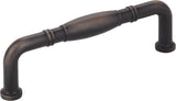 Jeffrey Alexander Z290-96-DACM 96 mm Center-to-Center Gun Metal Durham Cabinet Pull