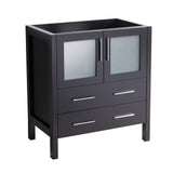 Fresca FCB6230ES Fresca Torino 30" Espresso Modern Bathroom Cabinet