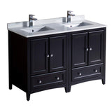 Fresca FCB20-2424ES-CWH-U Double Sink Cabinets with Sinks