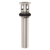 Gerber DA505084BN Brushed Nickel 1 1/4" Metal Grid Strainer Assembly With Overflow