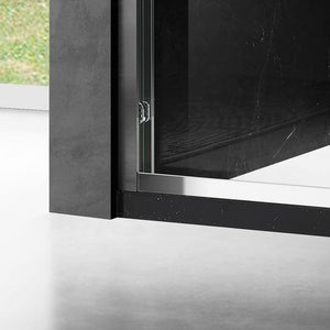 Essence 54'' * 76'' Framed Shower Door (Brushed Nickel)