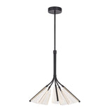 Kuzco CH62628-BK/LG MULBERRY 28" CH BLACK LIGHT GUIDE  67W LED 90 3000K DC LED