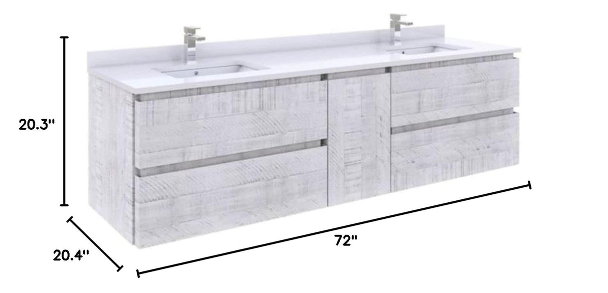 Fresca FCB31-301230RWH-CWH-U