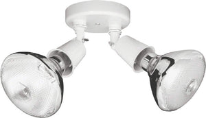 Capital Lighting 9502WH Outdoor 2 Light Outdoor FloodLight White