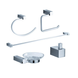 Fresca FAC0400 Fresca Ottimo 5-Piece Bathroom Accessory Set - Chrome
