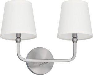 Capital Lighting 119321BN-674 Dawson 2 Light Vanity Brushed Nickel
