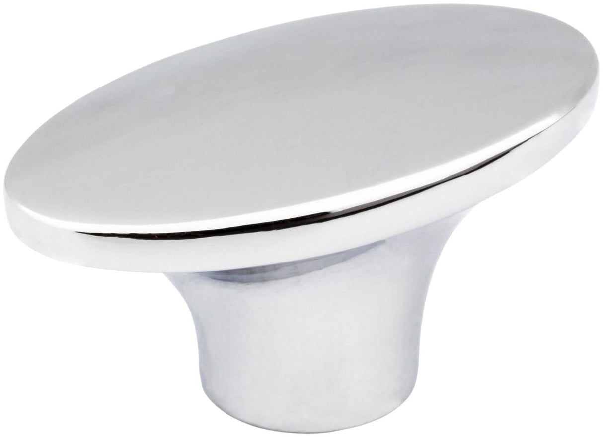 Jeffrey Alexander 650-PC 1-7/8" Overall Length Polished Chrome Oval Hudson Cabinet Knob