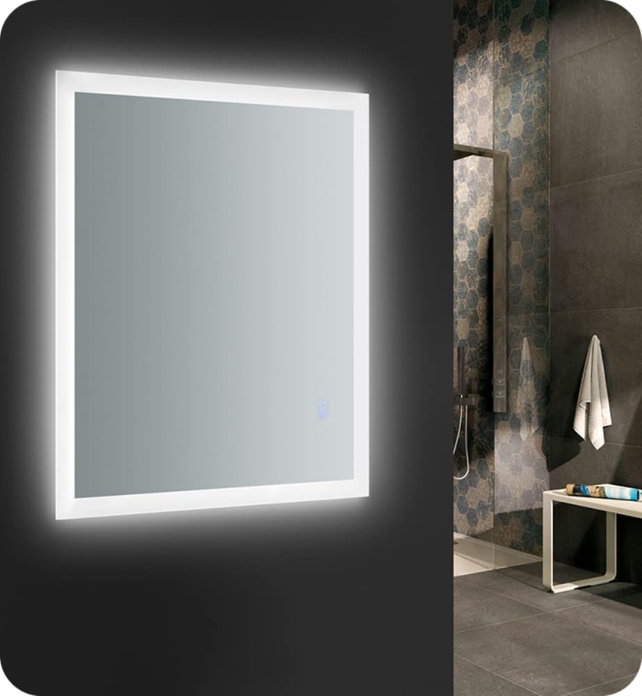 Fresca FMR013630 Fresca Angelo 36" Wide x 30" Tall Bathroom Mirror w/ Halo Style LED Lighting and Defogger