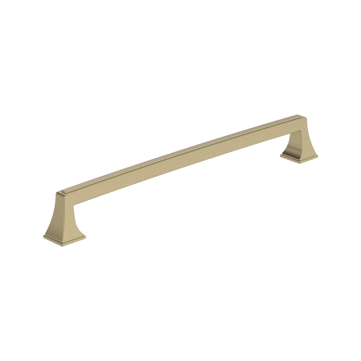 Amerock BP53536BBZ Golden Champagne Cabinet Pull 10-1/16 in (256 mm) Center-to-Center Cabinet Handle Mulholland Drawer Pull Kitchen Cabinet Handle Furniture Hardware