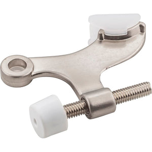 Hardware Resources DS01-SN Hinge Pin Door Stop with Self-Adjusting Pad - Satin Nickel