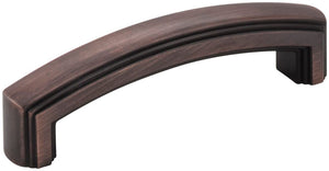 Jeffrey Alexander 519-96DBAC 96 mm Center-to-Center Brushed Oil Rubbed Bronze Delgado Cabinet Pull