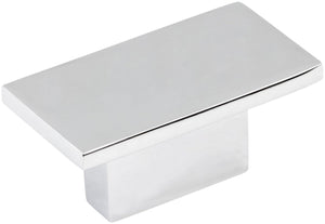 Jeffrey Alexander 81021PC 1-9/16" Overall Length Polished Chrome Rectangle Mirada Cabinet Knob