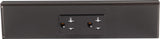 Task Lighting TR9-1BD-P-BK 9" TR Series Angle Power Strip, Black Finish, Black Receptacles